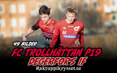 49 bilder: FC Trollhättan P19 – Degerfors