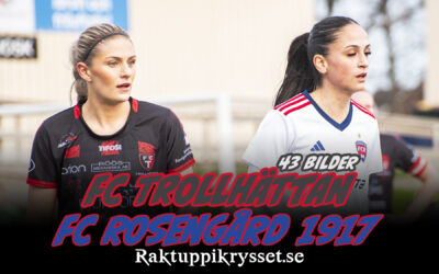 43 bilder: FC Trollhättan – FC Rosengård 1917